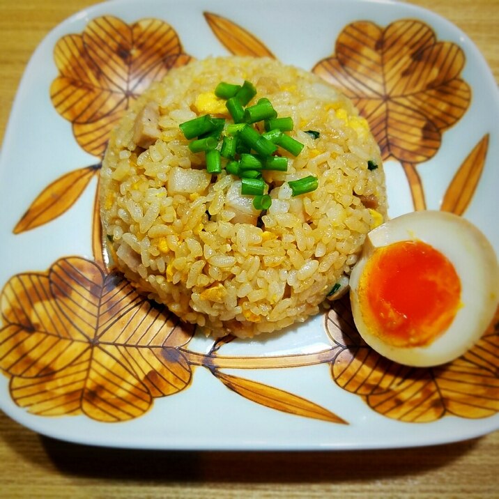 角煮(チャーシューでも可)チャーハン